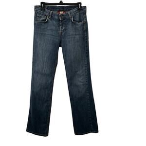 Lucky Brand Jeans Pic Stitch Boot Cut 6 28 Women 30" Waist Blue Denim Button Fly